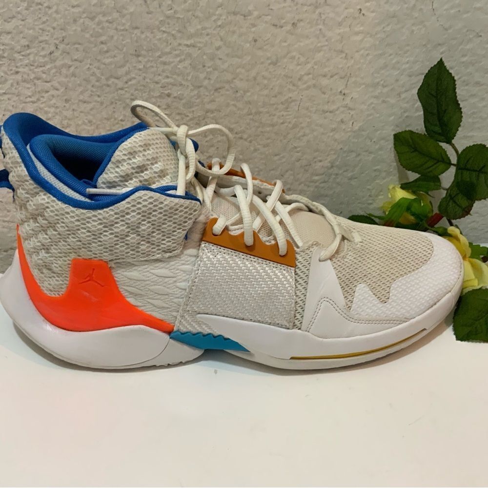 Air Jordan Why Not Zero.2 BHM X Russell Westbrook Wht/Mulicolor A06219-100 Sz 13